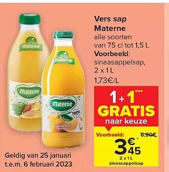 Vers sap materne