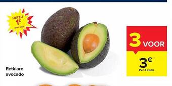 Eetklare avocado