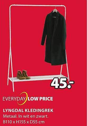 Jysk Lyngdal kledingrek aanbieding