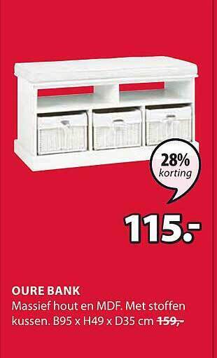 Jysk Oure bank aanbieding