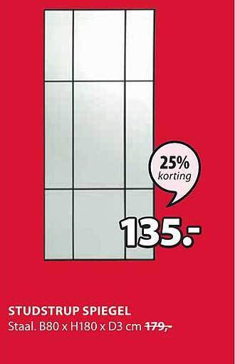 Jysk Studstrup spiegel aanbieding
