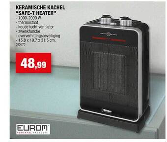 Hubo Keramische kachel aanbieding