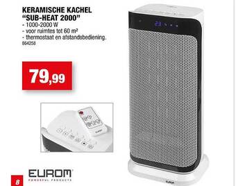 Hubo Keramische kachel aanbieding