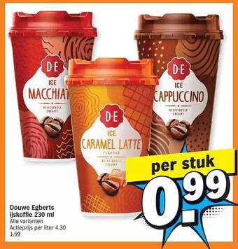 Albert Heijn Douwe egberts ijskoffie aanbieding