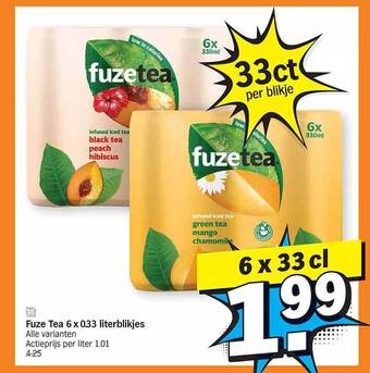 Albert Heijn Fuze tea aanbieding