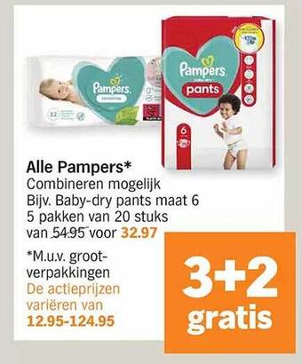 Albert Heijn Pampers aanbieding