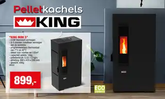 Hubo King Mini 5 Pellet Kachels aanbieding