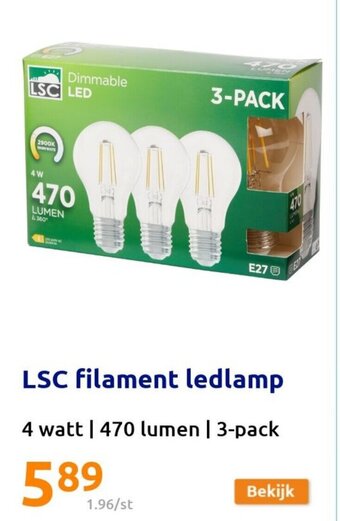 LSC filament ledlamp
