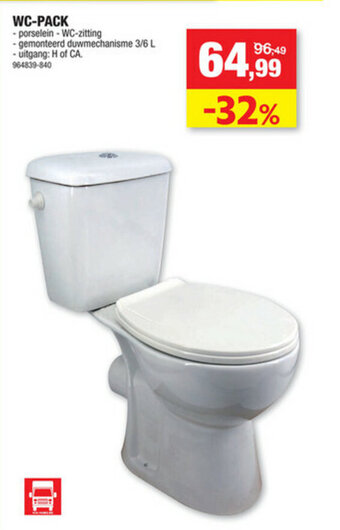 Hubo WC-Pack aanbieding