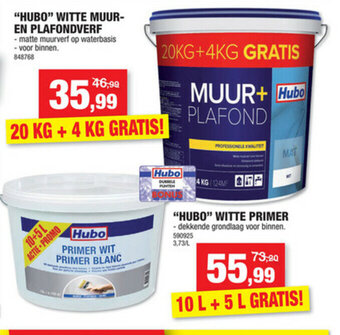 Hubo Hubo Witte Muuren Plafondverf aanbieding