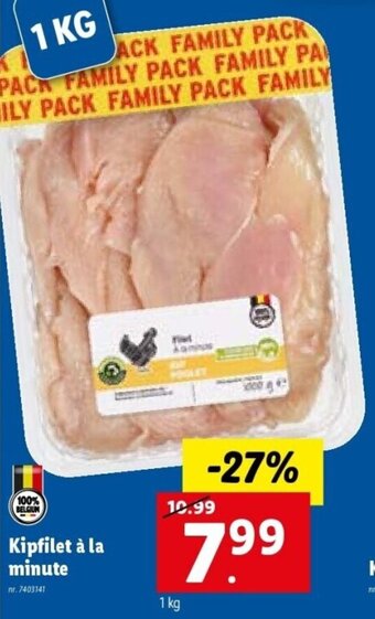 Lidl Kipfilet a la minute aanbieding