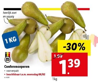 Lidl Conferenceperen aanbieding