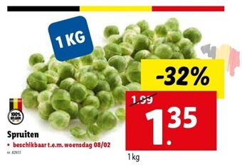 Lidl Spruiten aanbieding