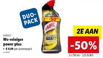 Lidl Harpic Wc-reniger power plus aanbieding