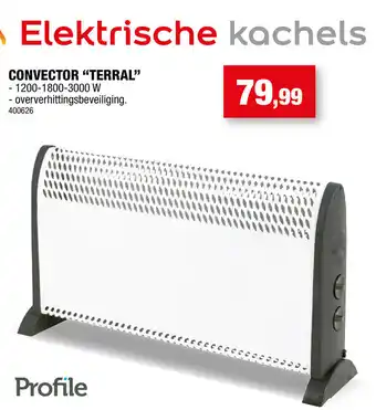 Hubo Profile Convector Terral Elektrische Kachels aanbieding