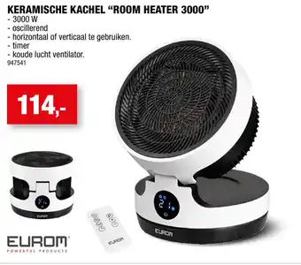 Hubo Eurom Keramische Kachel "Room Heater 3000" aanbieding