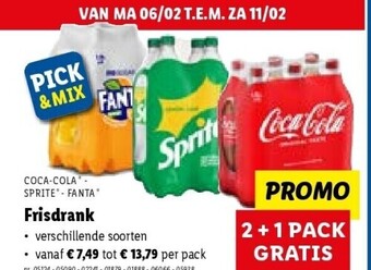 Lidl Frisdrank aanbieding