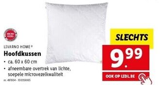 Lidl Hoofdkussen aanbieding