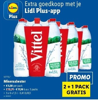 Lidl Mineraalwater aanbieding
