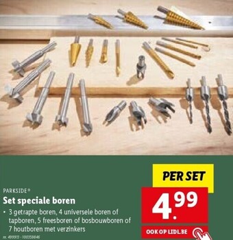 Lidl Set speciale boren aanbieding