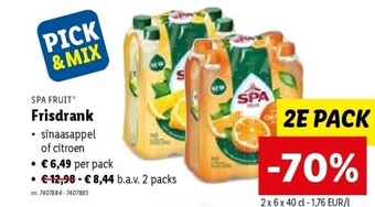 Lidl Frisdrank aanbieding