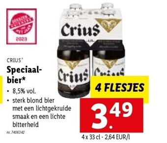 Lidl Speciaalbier aanbieding