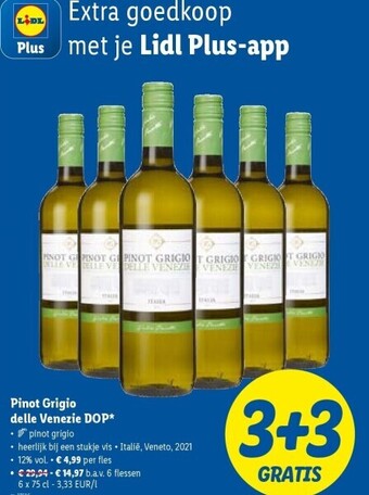 Lidl Pinot grigio delle venezie dop aanbieding