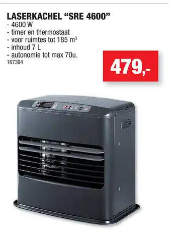 Hubo Laserkachel SRE 4600 aanbieding
