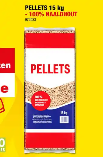 Hubo Pellets 15Kg 100% Naaldhout aanbieding
