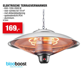 Hubo Blooboost Elektrische Terrasverwarmer aanbieding