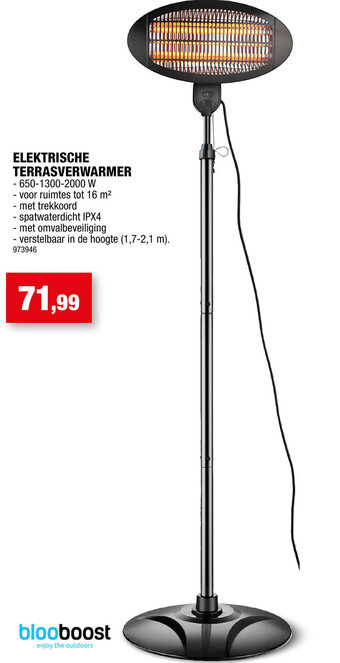 Blooboost Elektrische Terrasverwarmer