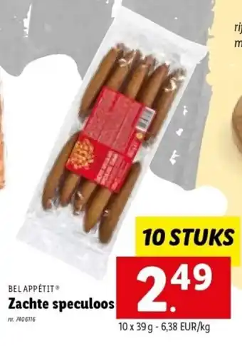 Lidl Bel Appetit Zachte speculoos aanbieding