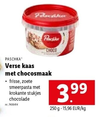 Lidl Paschka Verse kaas met chocosmaak aanbieding