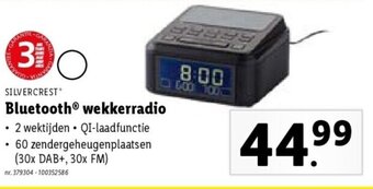 Lidl Silvercrest Bluetooth wekkerradio aanbieding