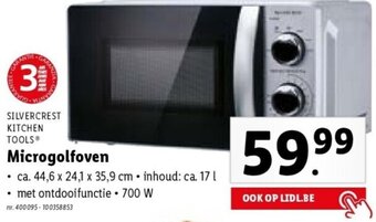 Lidl Silvercrest Kitchen Tools Microgolfoven aanbieding