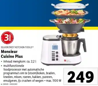 Lidl Silvercrest Kitchen Tools Monsieur Cuisine Plus aanbieding