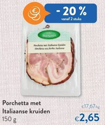 OKay Porchetta met italiaanse kruiden 150 g aanbieding