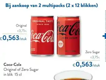 OKay Coca-cola original in blik 15 cl aanbieding