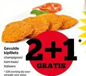 Spar Gevulde kipfilets aanbieding