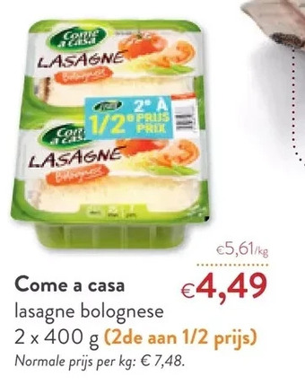 OKay Come a casa lasagne bolognese aanbieding