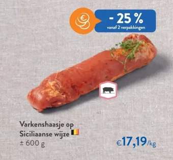 OKay Varkenshaasje op siciliaanse wijze aanbieding