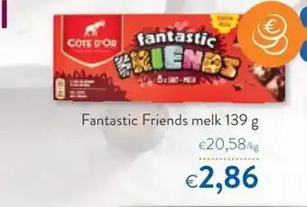OKay Fantastic friends melk 139 g aanbieding