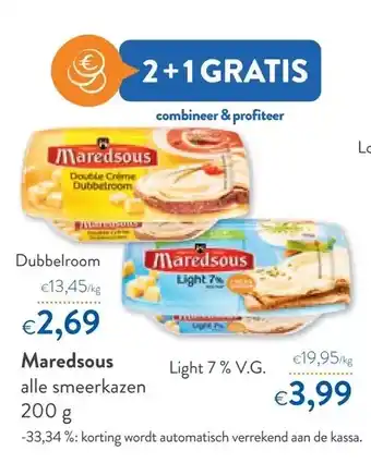 OKay Maredsous alle smeerkazen 200 g aanbieding