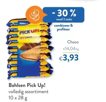 OKay Bahlsen pick up! volledig assortiment 10 x 28 g aanbieding