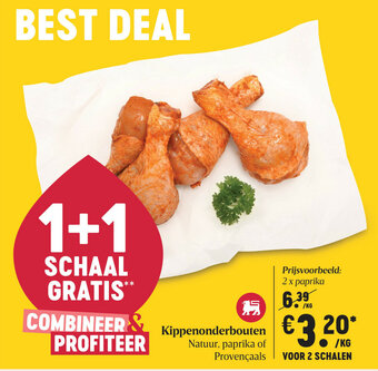 Delhaize Kippenonderbouten aanbieding