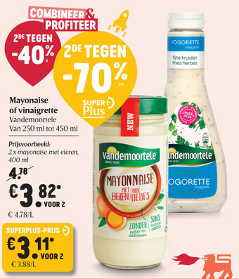 Mayonaise of vinaigrette