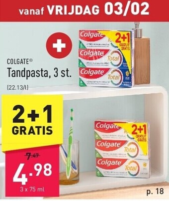 Tandpasta, 3 st.
