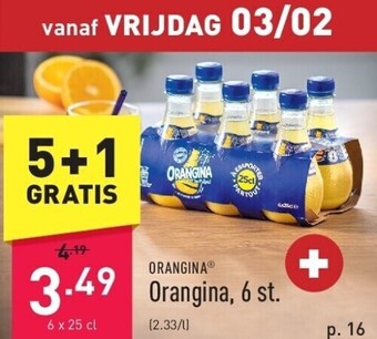 ALDI Orangina, 6 st. aanbieding
