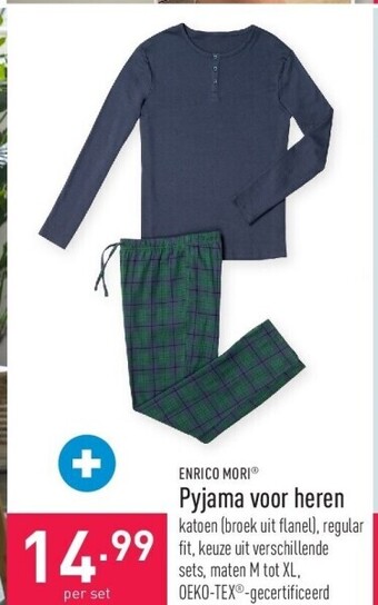 ALDI Pyjama voor heren aanbieding