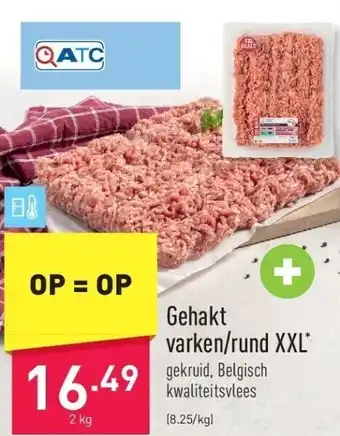 ALDI Gehakt varken/rund xx aanbieding